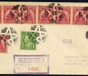 US California, Monrovia 657 Fancy Cancel Cover, Star