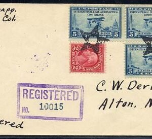US Colorado, Pueblo 634, 650 Fancy Cancel Cover, Star