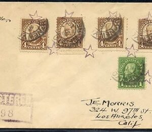 US Connecticut, Plantsville Fancy Cancel Cover, Star