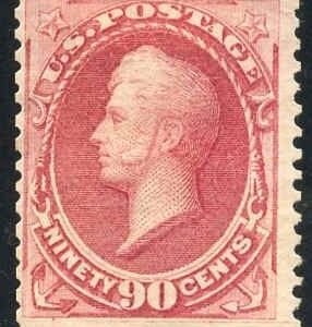 US 166 Bank Notes Fine+ Unused, No Gum, Reperfed at  Left