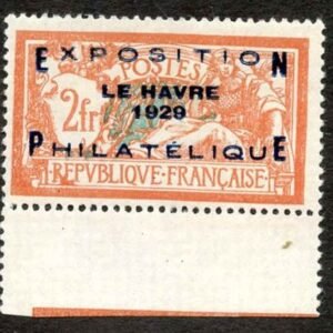 France 246 F - VF + NH Signed on sheet margin, very fresh!