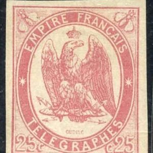 France Telegraph 1868 Yv 1 VF - XF H