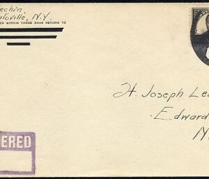 US New York, Talcville 623 Fancy Cancel Cover, Hobby Horse