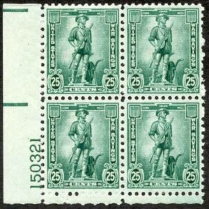 US WS8 War Savings Stamp VF LH plate block 150321