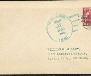 US Indiana, Ireland 680 Fancy Cancel Cover, St. Patricks Day