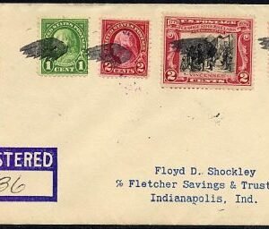US Illinois, Wing 632, 634, 642, 645, 651 Fancy cancel Cover, Wing