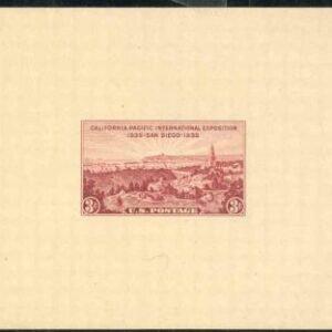 US 773TC1d XF 3 cent California Pac expo - large die trial, unique!