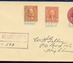 US Kentucky, Ed 638, 641, U429 Fancy Cancel Cover, Ed in box
