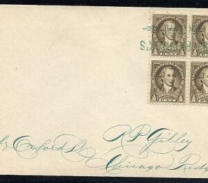 US Kentucky, 704 Fancy Cancel Cover, St Patricks Day