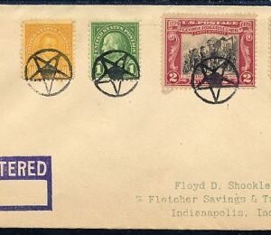 US Kentucky, Ed 552, 562, 651, 685 Fancy Cancel Cover, Star
