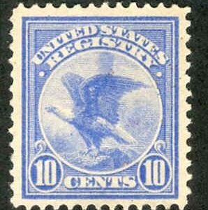 US F1 Registration Stamp  H VF - XF