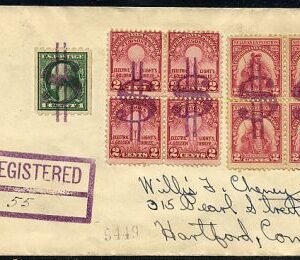 US Mississippi, Money 410, 655, 657 Fancy Cancel Cover