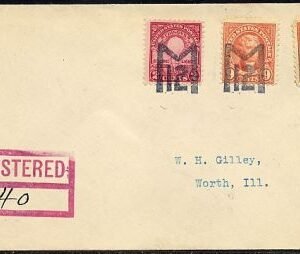 US Indiana, Twelve Mile 638, 641, 680 Fancy Cancel Cover, 12 M