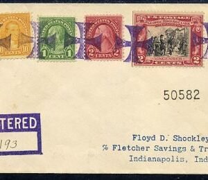 US Ohio, Dawn 632, 634, 642 , 651, 680 Fancy Cancel Cover, Maltese Cross