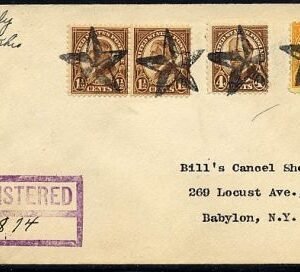 US Ohio, Osborn 633, 636, 642 Fancy Cancel Cover, Star
