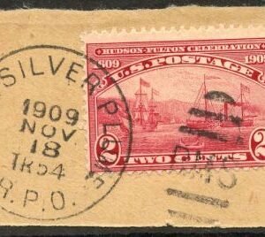 US 372 Early Commemoratives Used with Denver + Silver RPO on Piece
