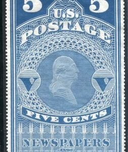 US PR5 Newspaper Mint F - VF 5 cent - Unused as Issued