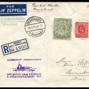 British Somaliland 1933 8th South American Flight