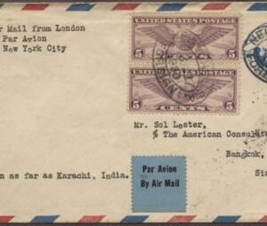 US 1930 UC1 and C12 to Siam