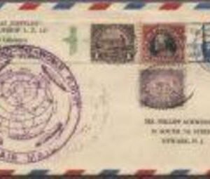 US 1929 Round the World Flight w/ Scott 547  S.28D