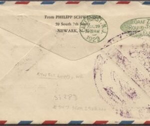 US 1929 Round the World Flight w/ Scott 547  S.28D