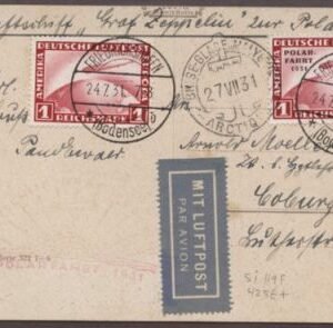 Germany 1931 C35, C40 Polar Flight S.119F