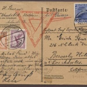 Germany 1933 C44 on Chicago flight to US S.238Bca