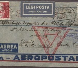 Hungary 1933 Chicago flight to Brazil
