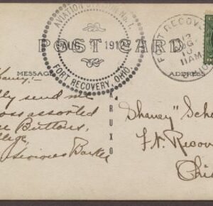 US 1912 Ft. Recovery, OH Pioneer 47c