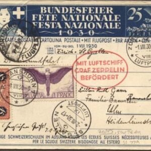 Switzerland 1930 Dortmund Flight S.77A