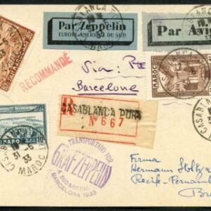 French Morocco 1933 2nd South American Flight