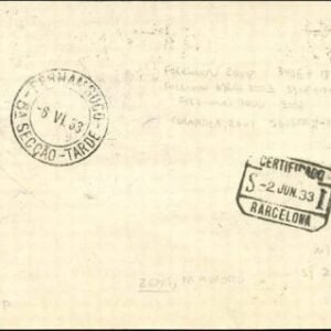 French Morocco 1933 2nd South American Flight