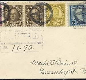 US Pennsylvania, Corry 635, 640, 650, 653  Fancy Cancel Cover, Star in Circle