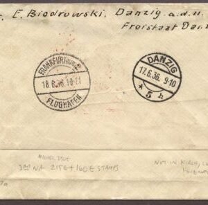 Danzig 1936 3rd North America Flight