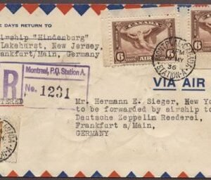 Canada 1936 2nd North America Flight S.411C