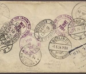 US 1934 Catapult 557, 698 Bremen to Berlin then Aden