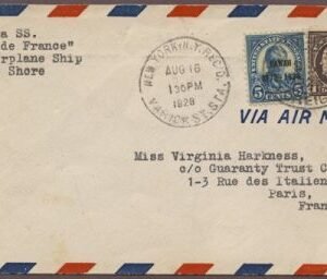 US 1928 "Ile De France" Catapult, Scott 518, 648