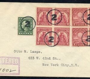 US Pennsylvania, Sharpsville 410, 654, 657  Fancy Cancel Cover