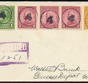 US Pennsylvania, Sharpsville 632, 642, 689  Fancy Cancel Cover