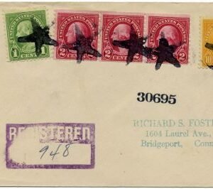 US Pennsylvania, Sharpsville 599, 632, 642  Fancy Cancel Cover, Star