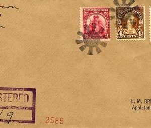 US Wisconsin, Fife Lake 563, 636, 657 Fancy Cancel Cover, Sun