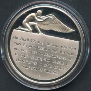 Space Achievement Silver Medal  Yuri Gagarin