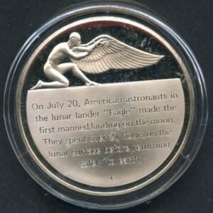 Space Achievement Silver Medal  First Manned Landing on the Moon