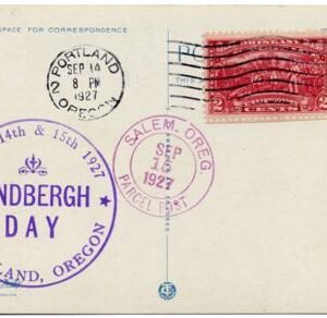 US 1927 Lindbergh Day PPC, 644 Wizard Island