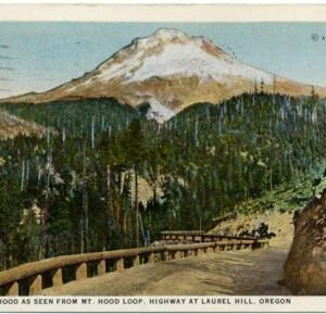 US 1927 Lindbergh Day PPC 644, Mt. Hood