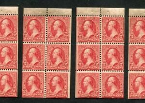 US 279bj Bureau & Regular Issues Ave - Fine 8 booklet panes