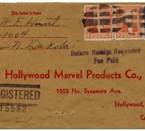 US North Dakota, Fargo 714, 720 Fancy Cancel Cover