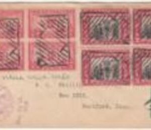 US Washington, Walla Walla 486, 650, 651 Fancy Cancel Cover