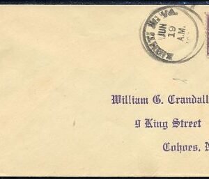 US West Virginia, Eight 720 Fancy Cancel Cover