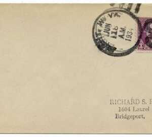 US West Virginia, Eight 720 Fancy Cancel Cover